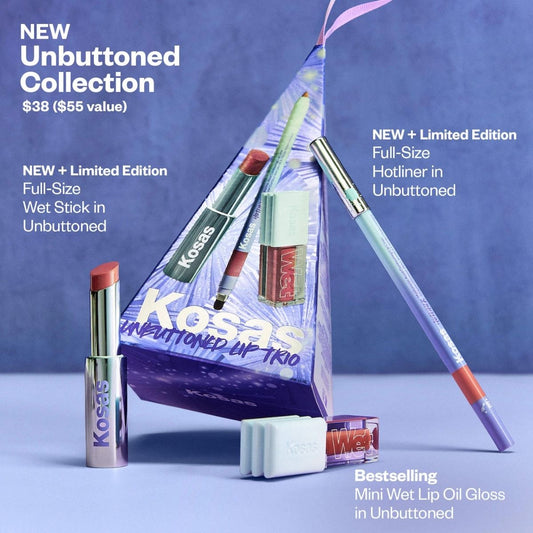 TFL - Kosas Unbuttoned Lip Trio Set