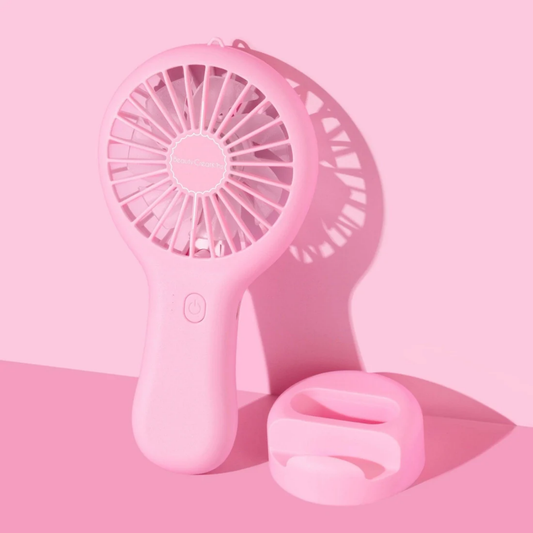SMC - Beauty Creations - Portable Handheld Fan - Pink