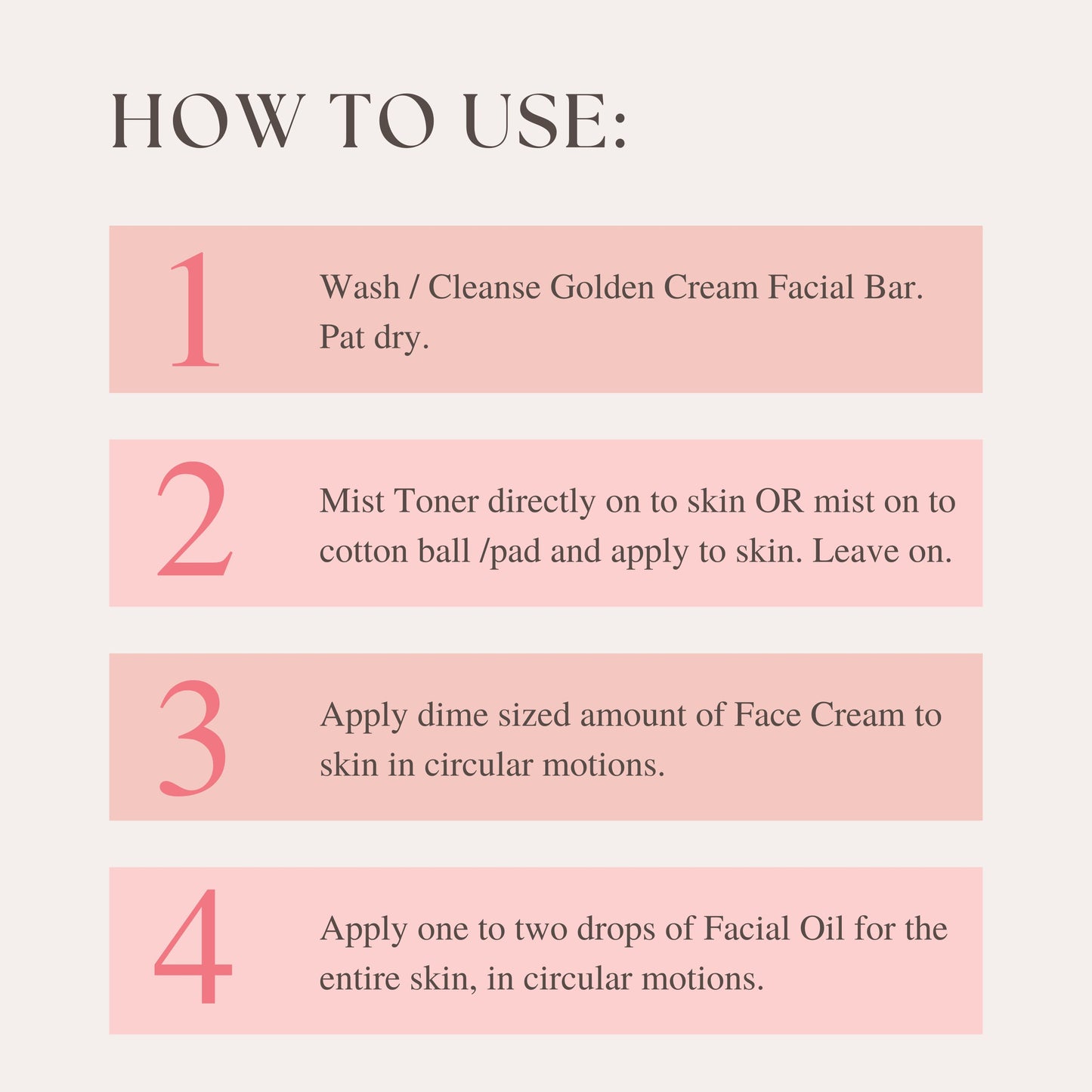 SACH Brightening 4 Step Set