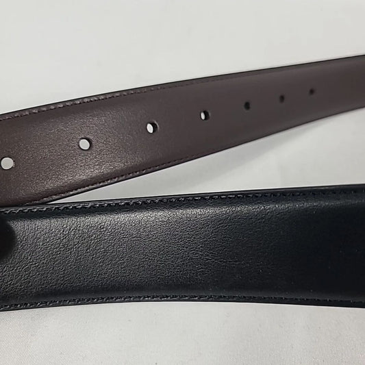 CUR - Kenneth Cole Size Brown/Black Stretch Belt