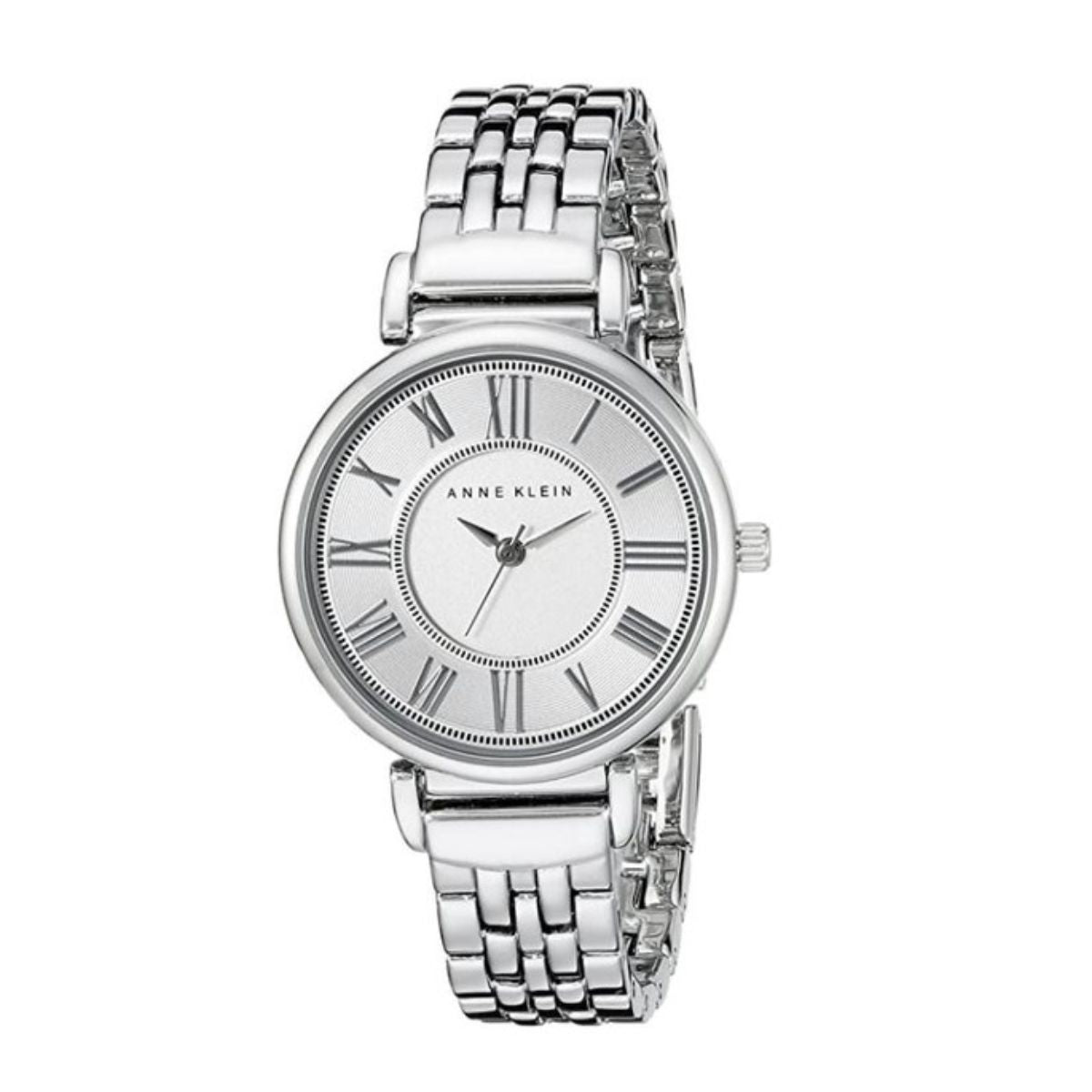 CUR 915 - Anne Klein Silver Round Face Bracelet Watch