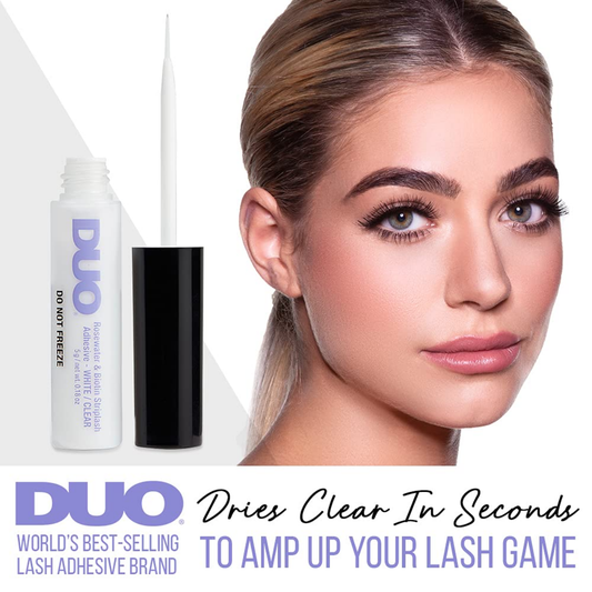 TAF - Duo Lash Adhesive Glue - Rose Water & Biotin - White / Clear