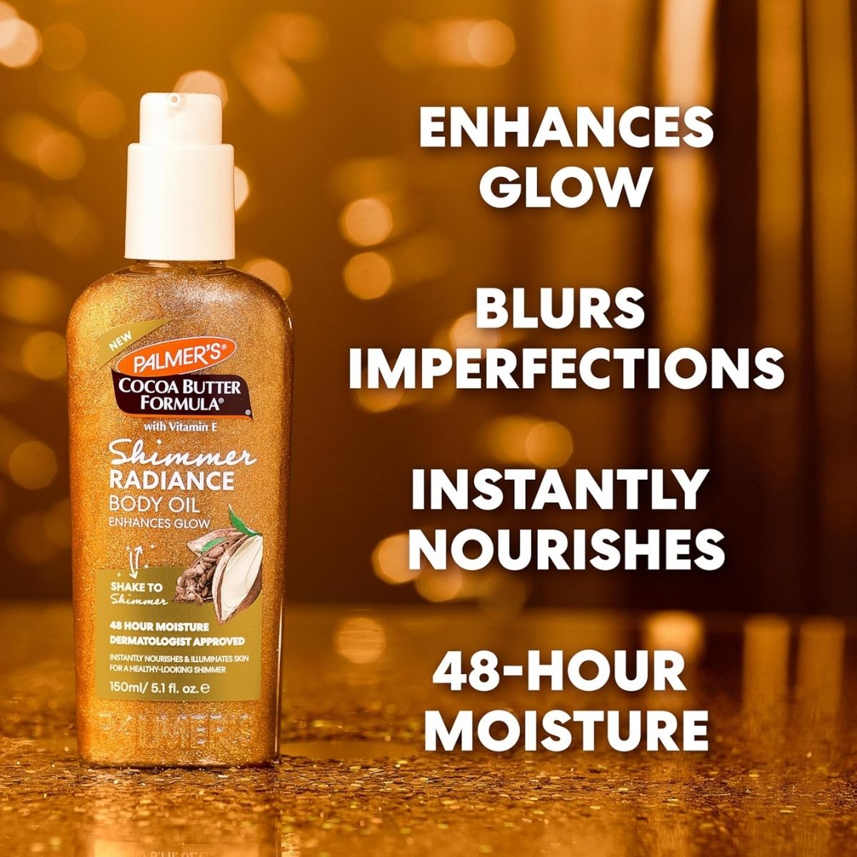 TAF - Palmer's Cocoa Butter Vitamin E Shimmer Body Oil