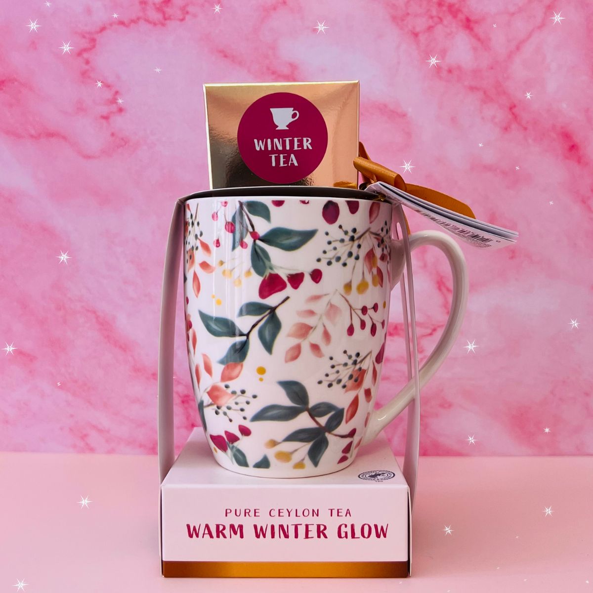 TRU - Becky's Warm Winter Glow Tea & Mug Set Ceylon Tea & Mug Set - Style FL