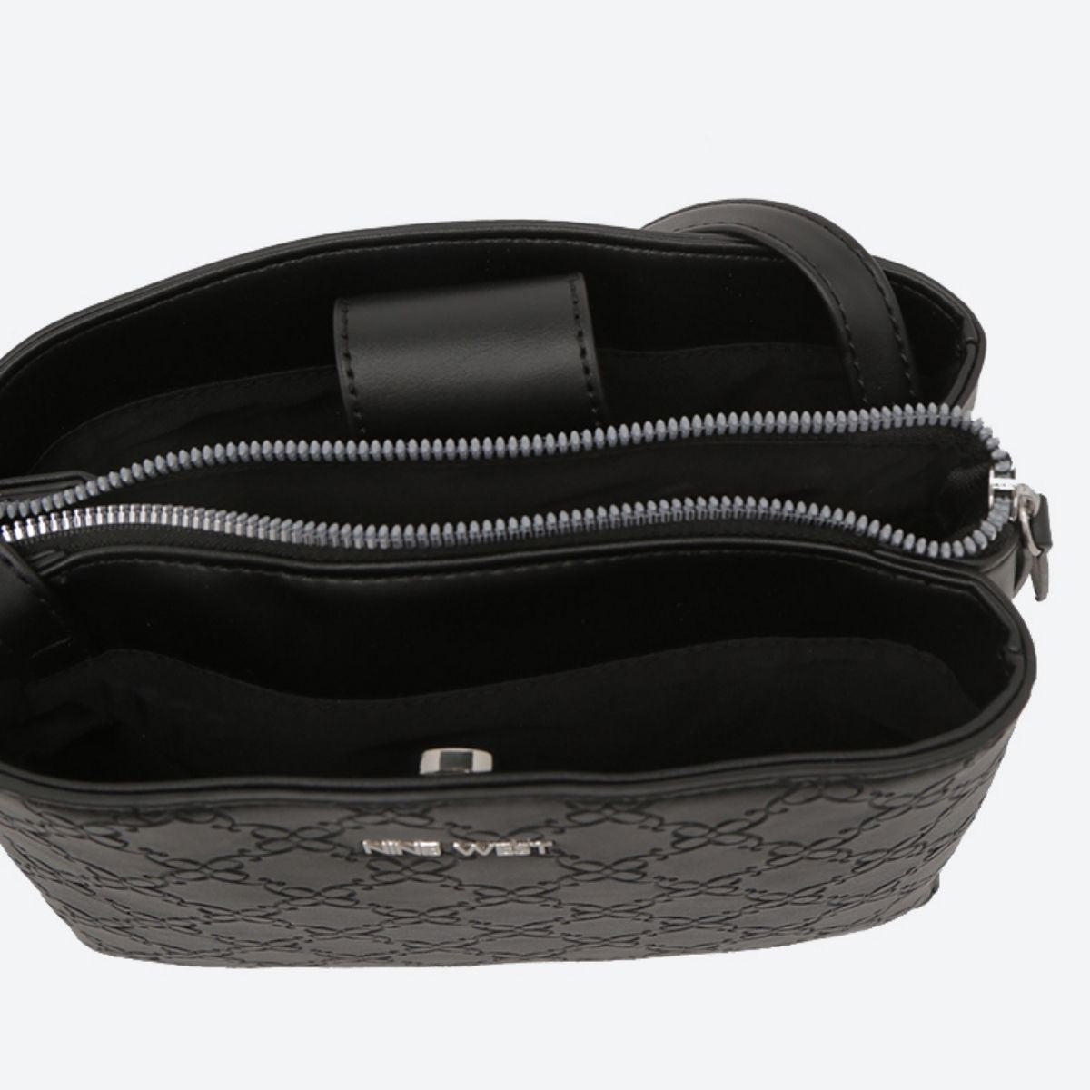 CUR 749 - Nine West Black Harmoni Mini Crossbody