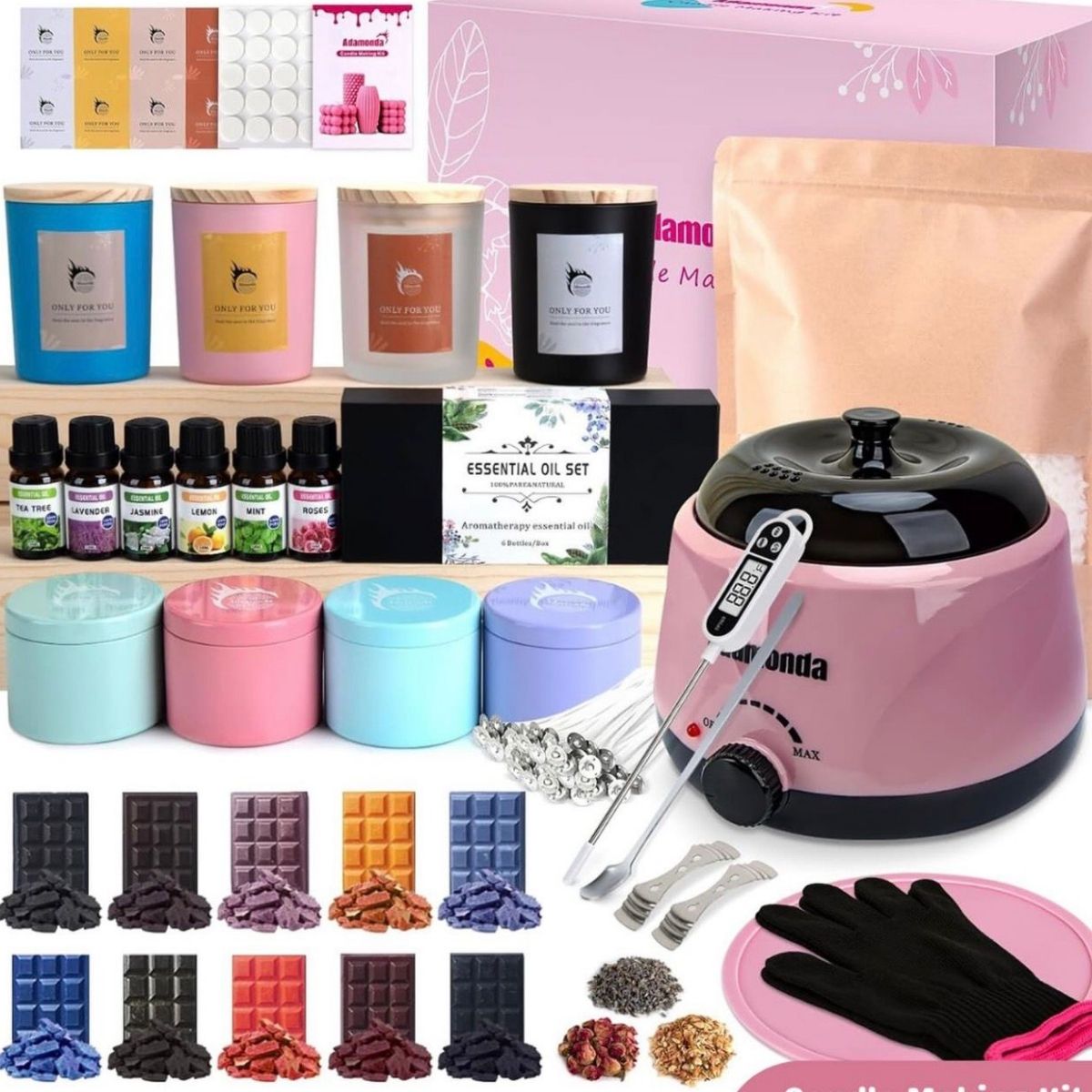 LGG - Full Set Premium Soy Candle Making Kit