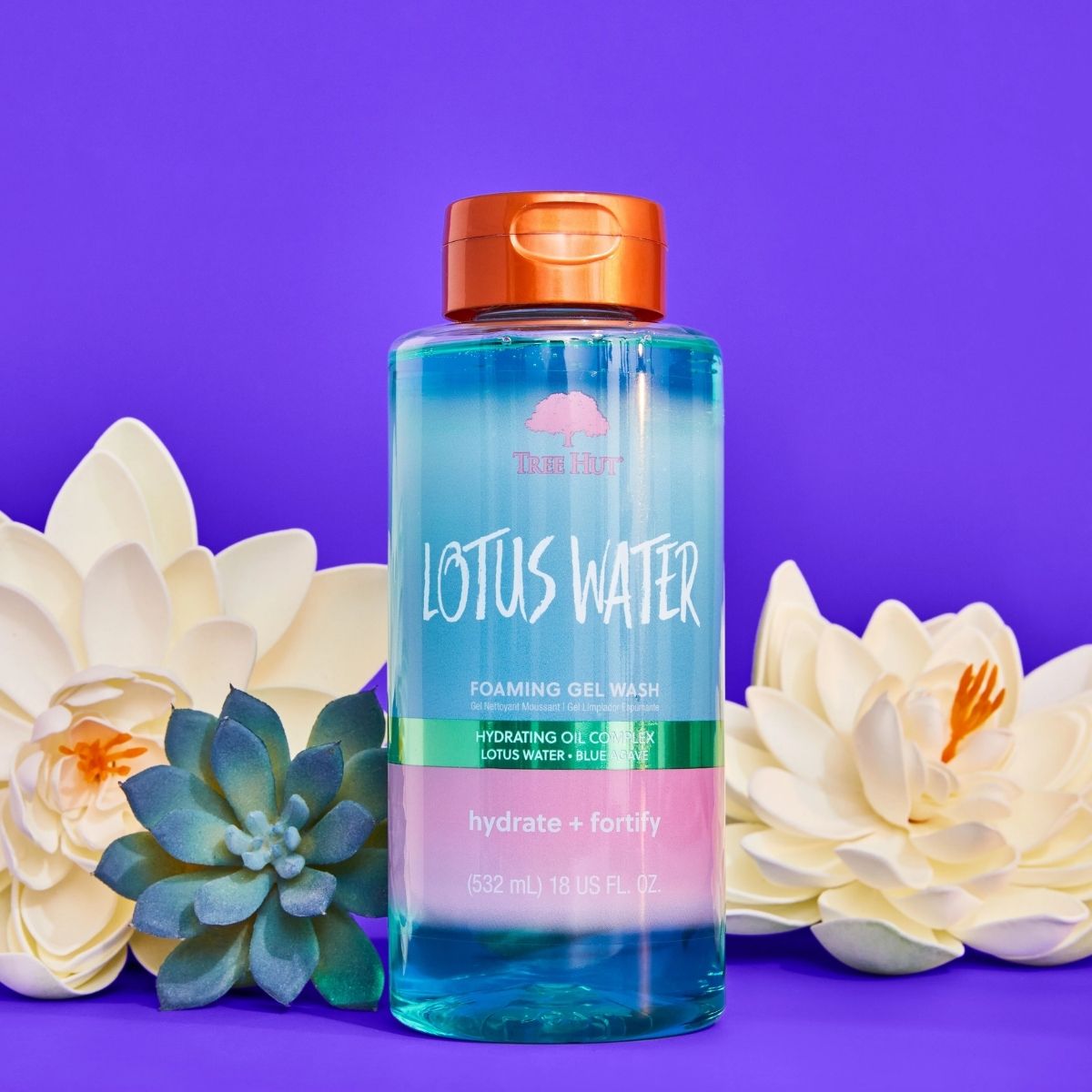 LIT - Tree Hut Foaming Gel Wash - Lotus Water
