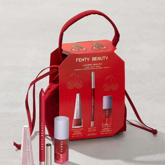 SOG - Fenty Beauty Cherry Mouth 3-Piece Lip Set + Pouch