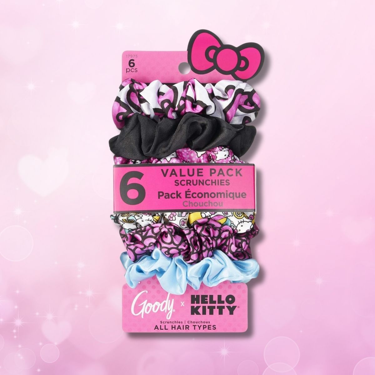 TAF - Goody x Hello Kitty Ouchless Scrunchies Set