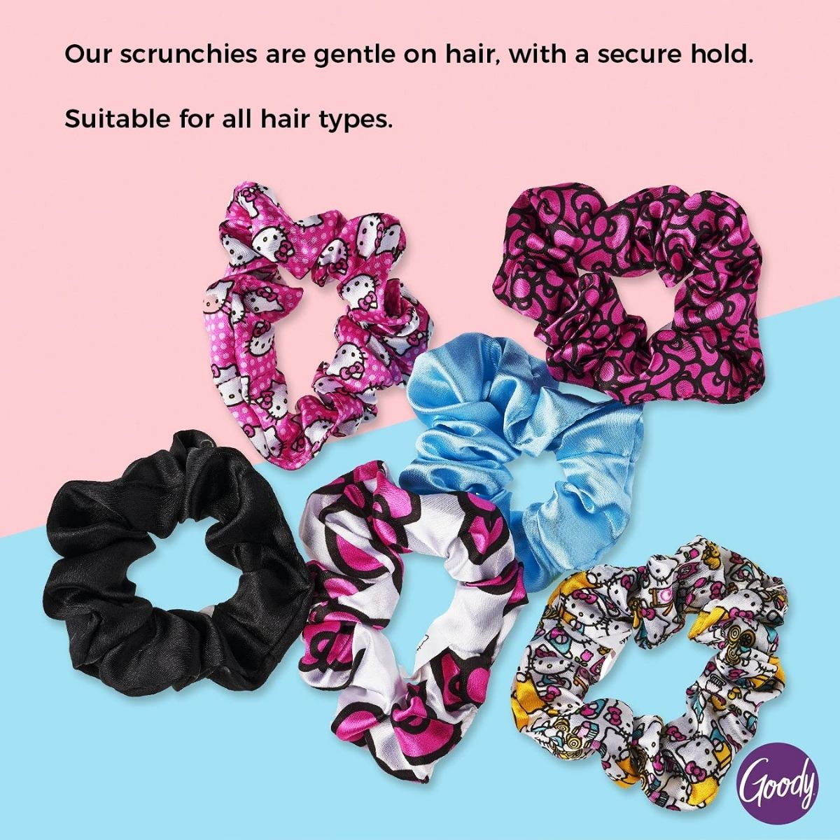 TAF - Goody x Hello Kitty Ouchless Scrunchies Set