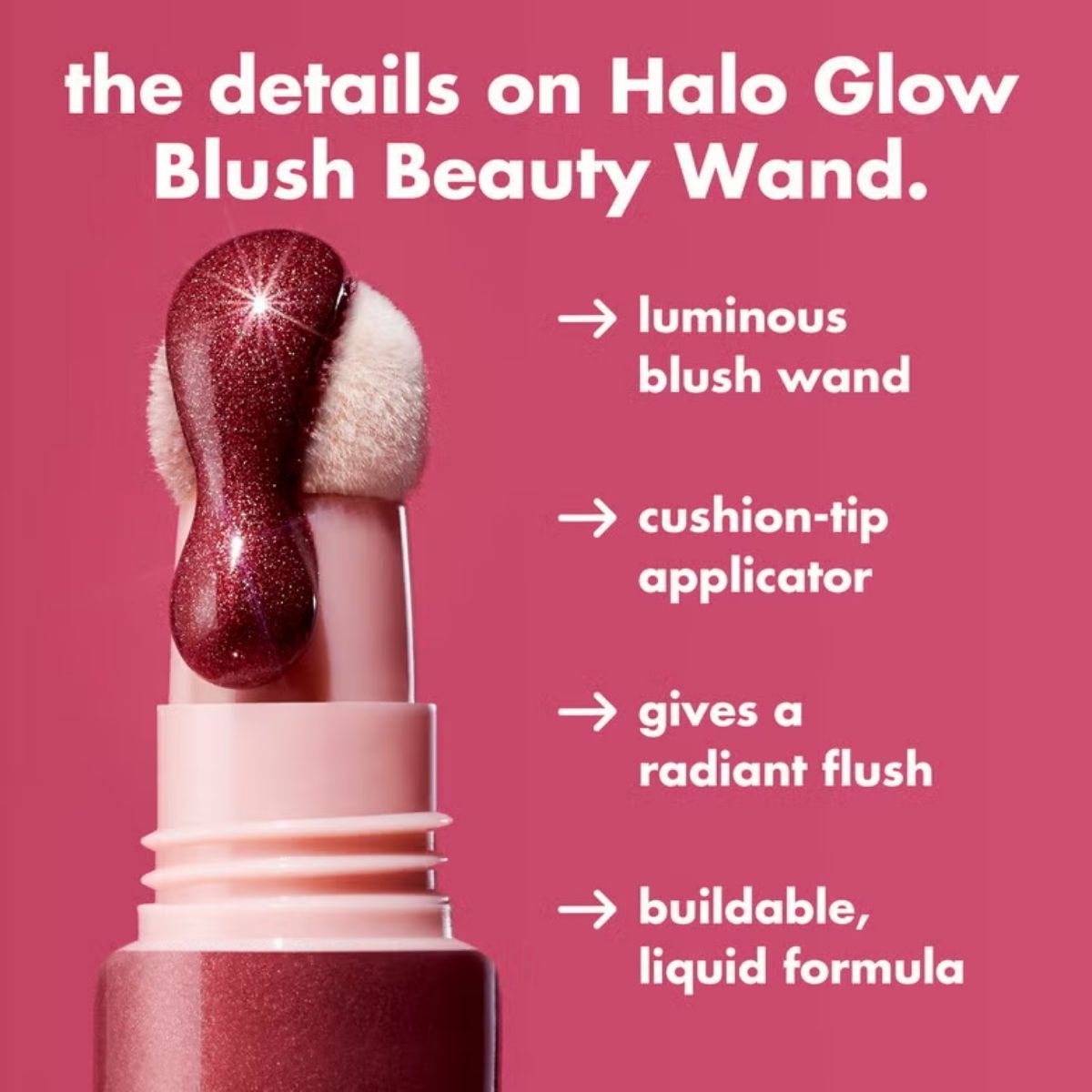 MART - e.l.f. Halo Glow Blush Beauty Wand - Candlelit