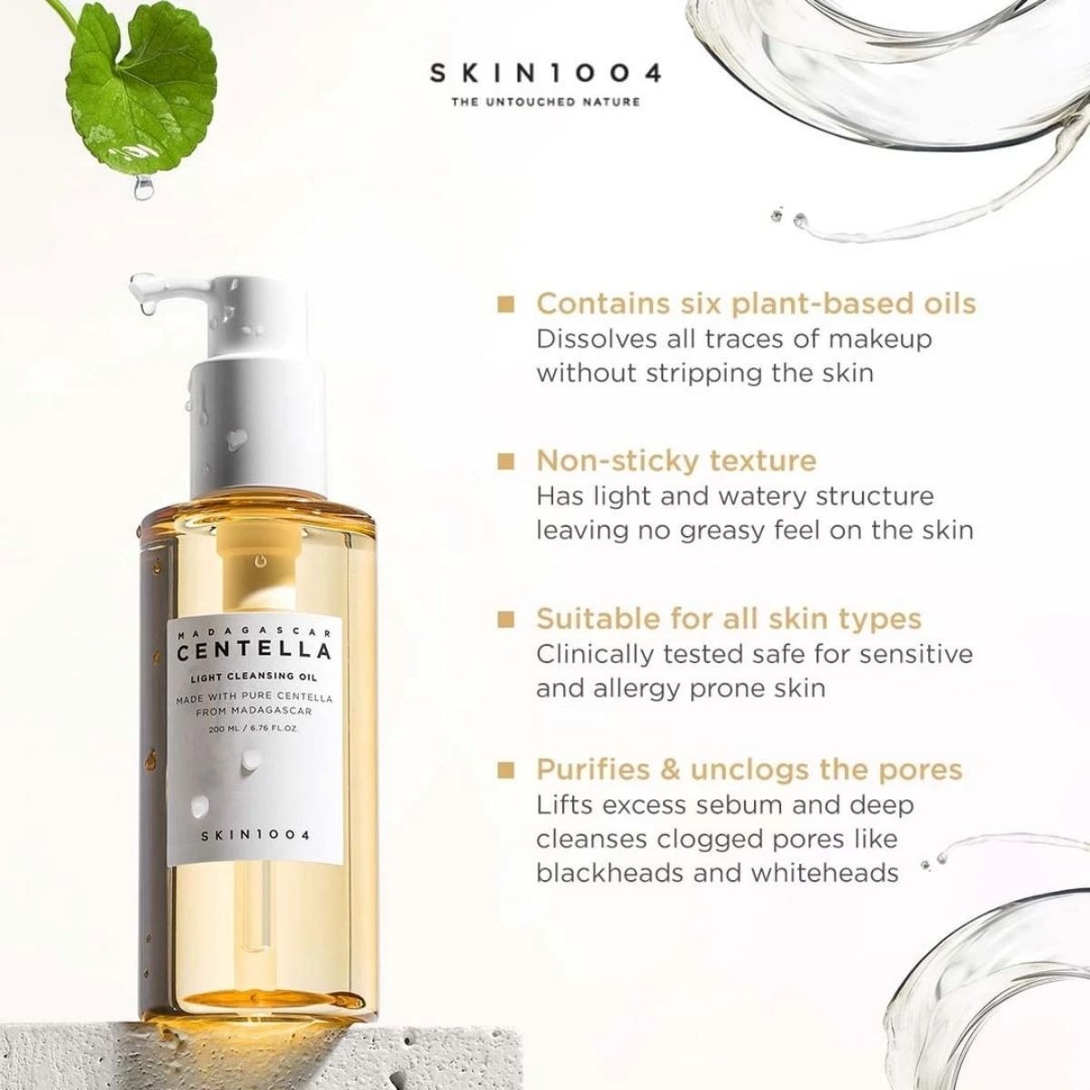 MKO 031 - Skin 1004 Madagascar Centella Light Cleansing Oil