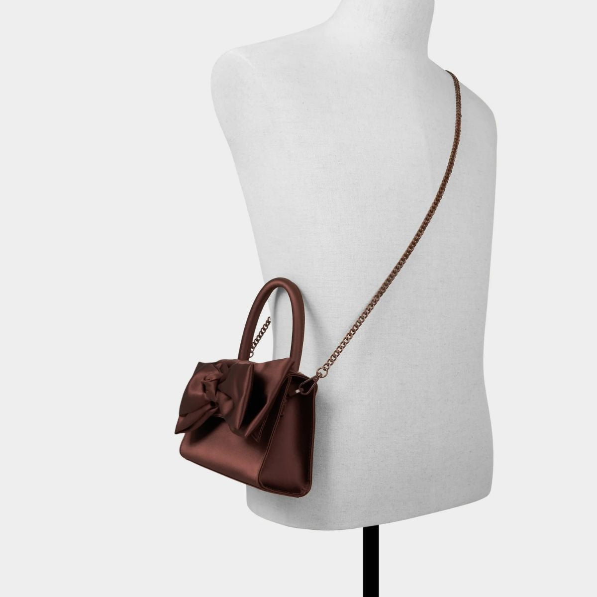 CUR 0141 - Aldo Brown Decadencee Top-handle Purse