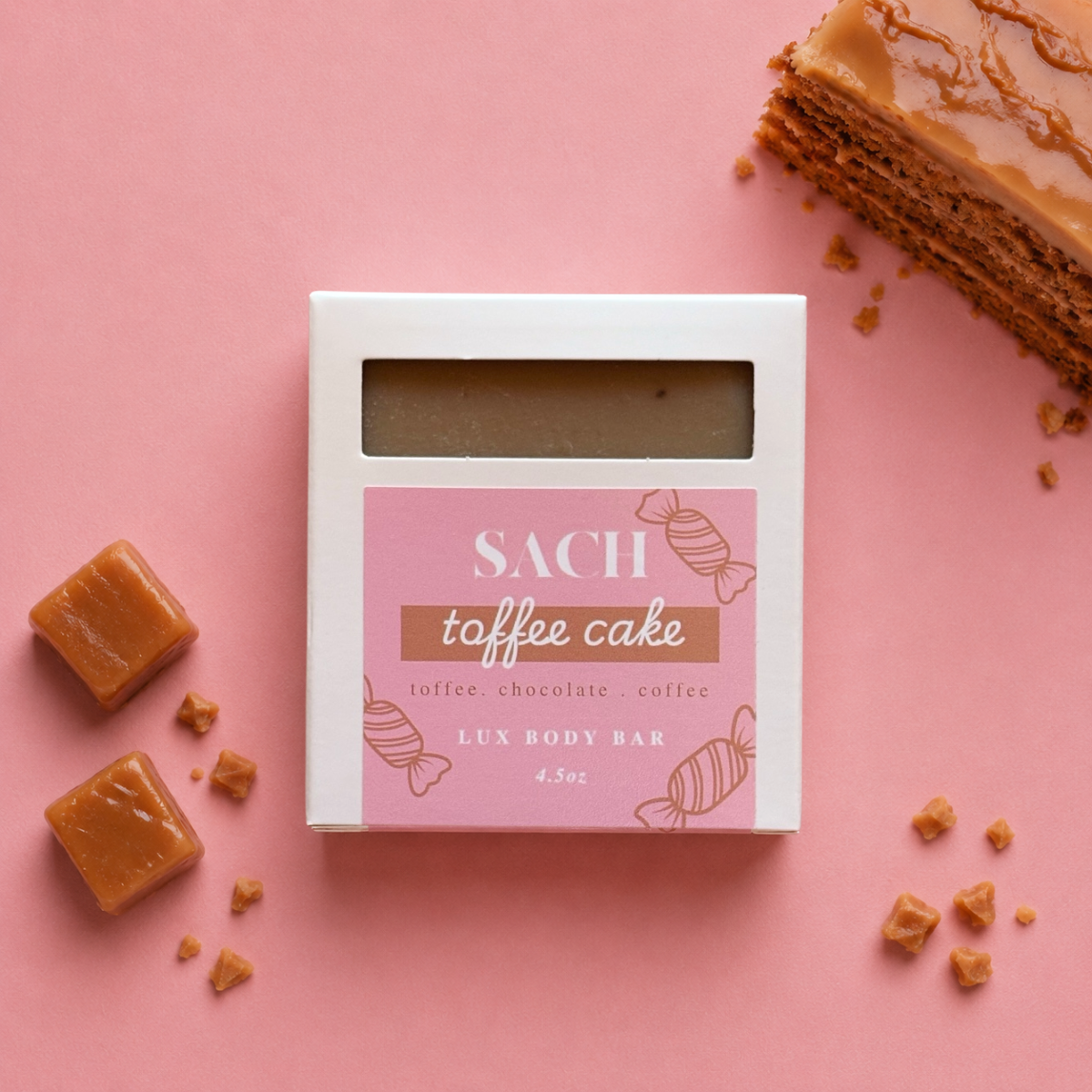 SACH Toffee Cake Lux Body Bar
