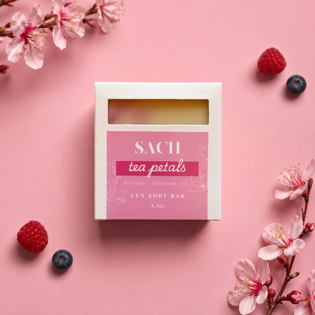 SACH Tea Petals Lux Body Bar