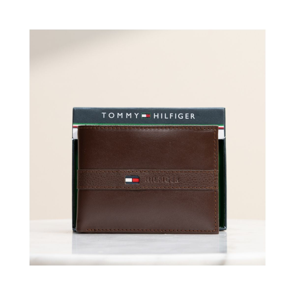 CUR 869 - Tommy Hilfiger Men's Brown Wallet