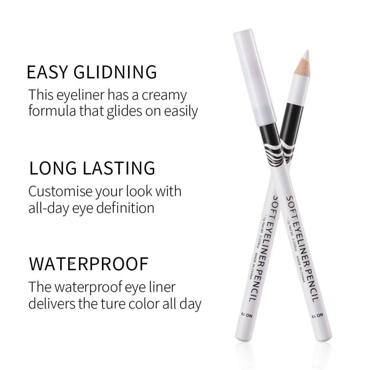 TAF - Go Ho White Soft Eyeliner Pencil