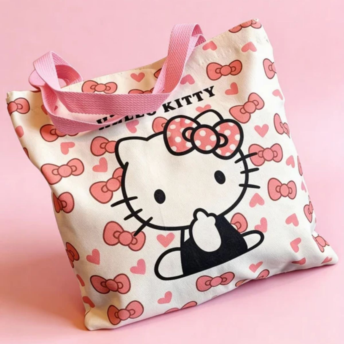 LGG - Hello Kitty Canvas Tote Bag