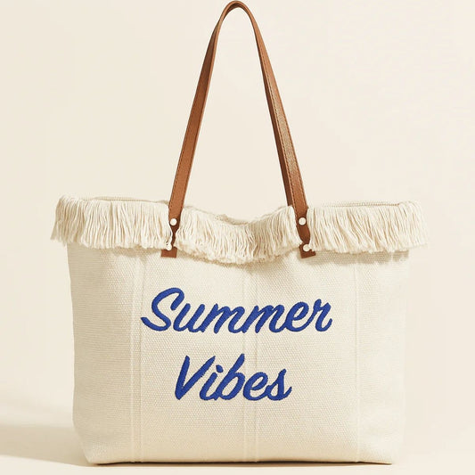 LGG - Summer Vibes Beach Tote Bag