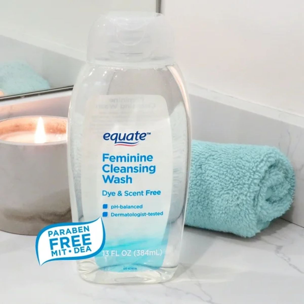 FG - Equate Feminine Cleansing Wash, Dye & Scent Free variant