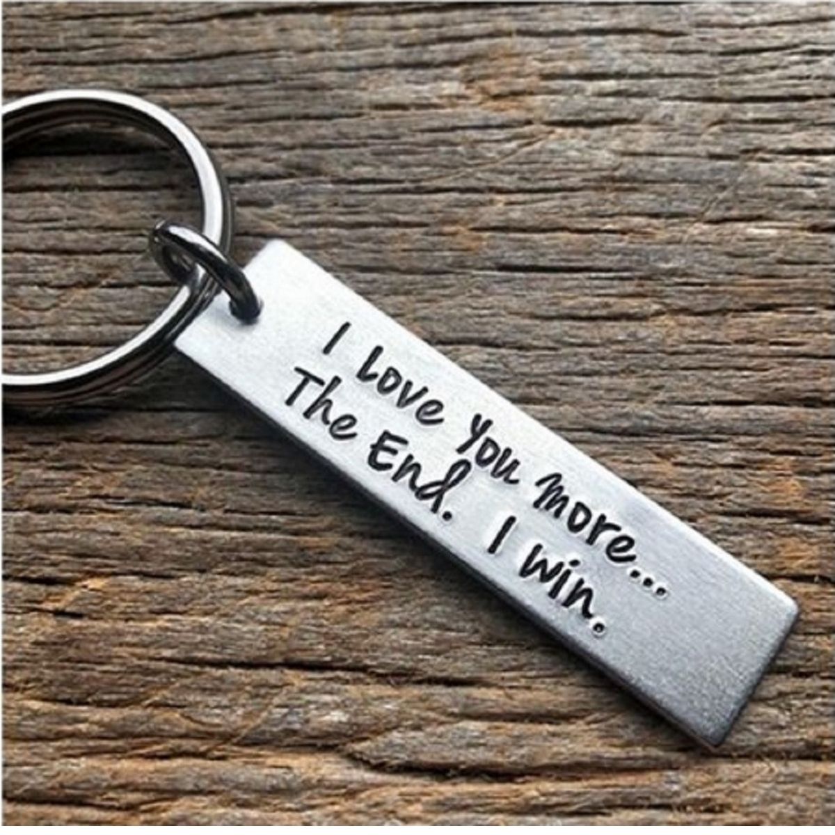 LGG - I Love You More The End I Win Keychain