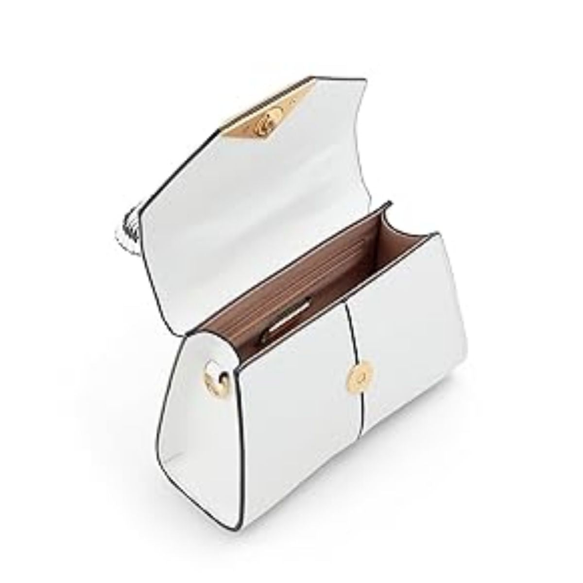 CUR 748 - Aldo White Sadiehb Mini Crossbody Satchel