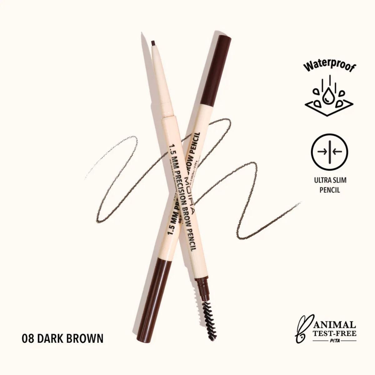TAF - Moira Beauty Waterproof Precision Brow Pencil