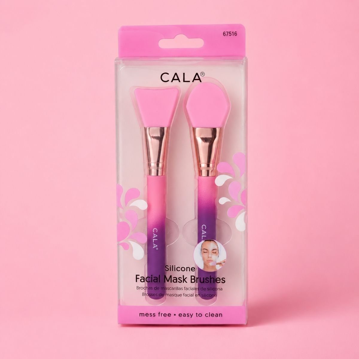 TAF - Cala Silicone Facial Mask Brush Set of 2