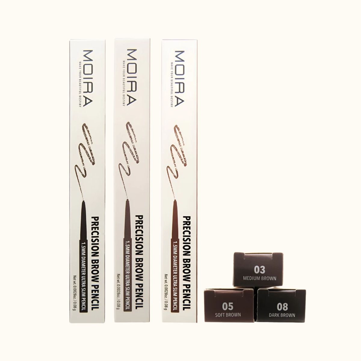TAF - Moira Beauty Waterproof Precision Brow Pencil