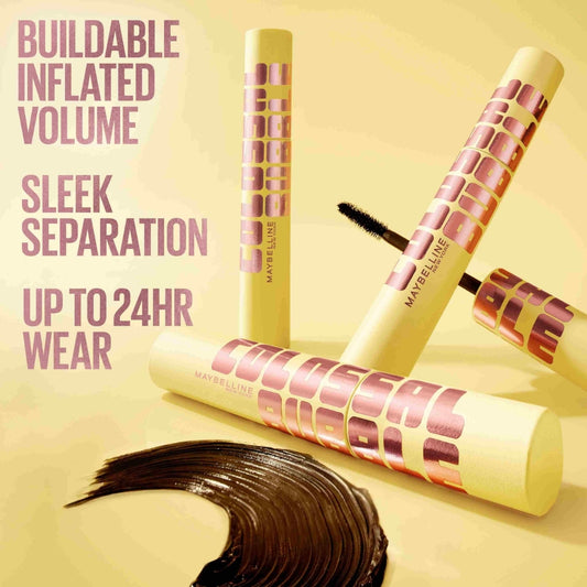 TAF - Maybelline The Colossal Bubble Mascara Washable - Black