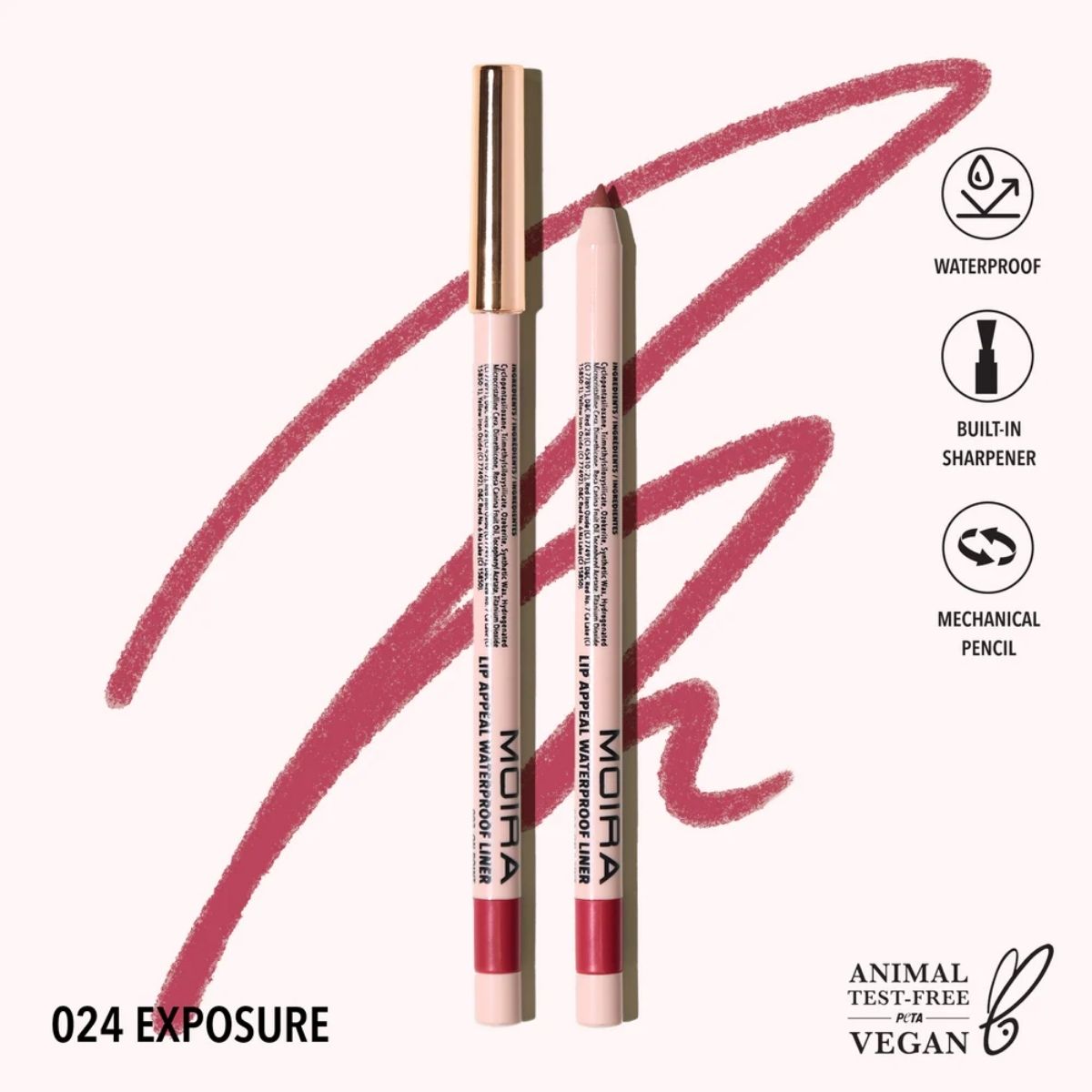TAF - Moira Lip Appeal Waterproof Lip Liner