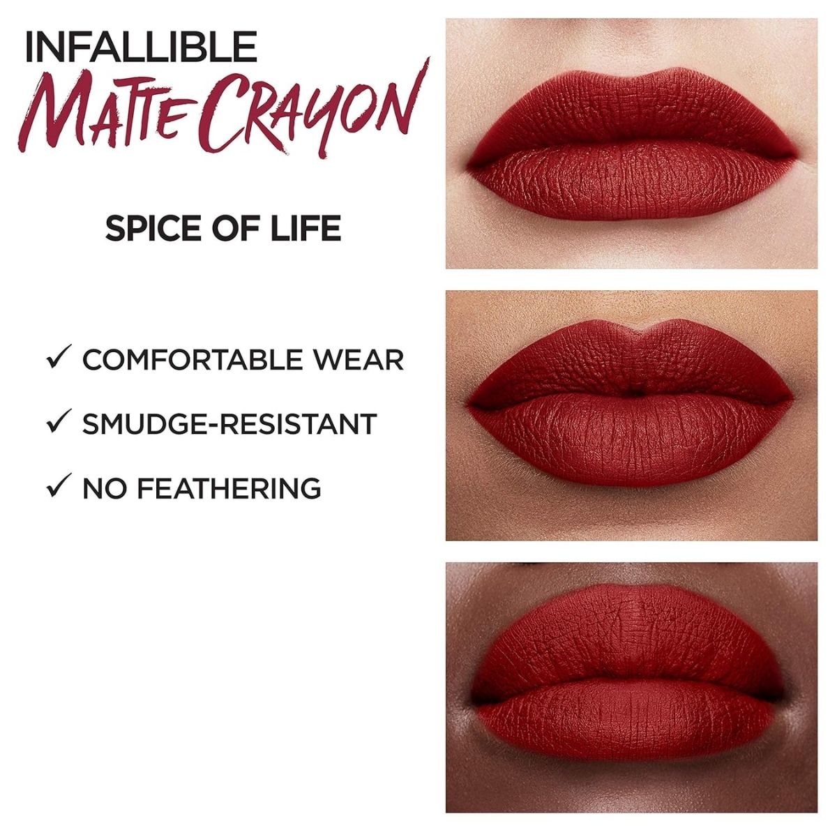 TAF - Loreal Infallible Matte Lip Crayon