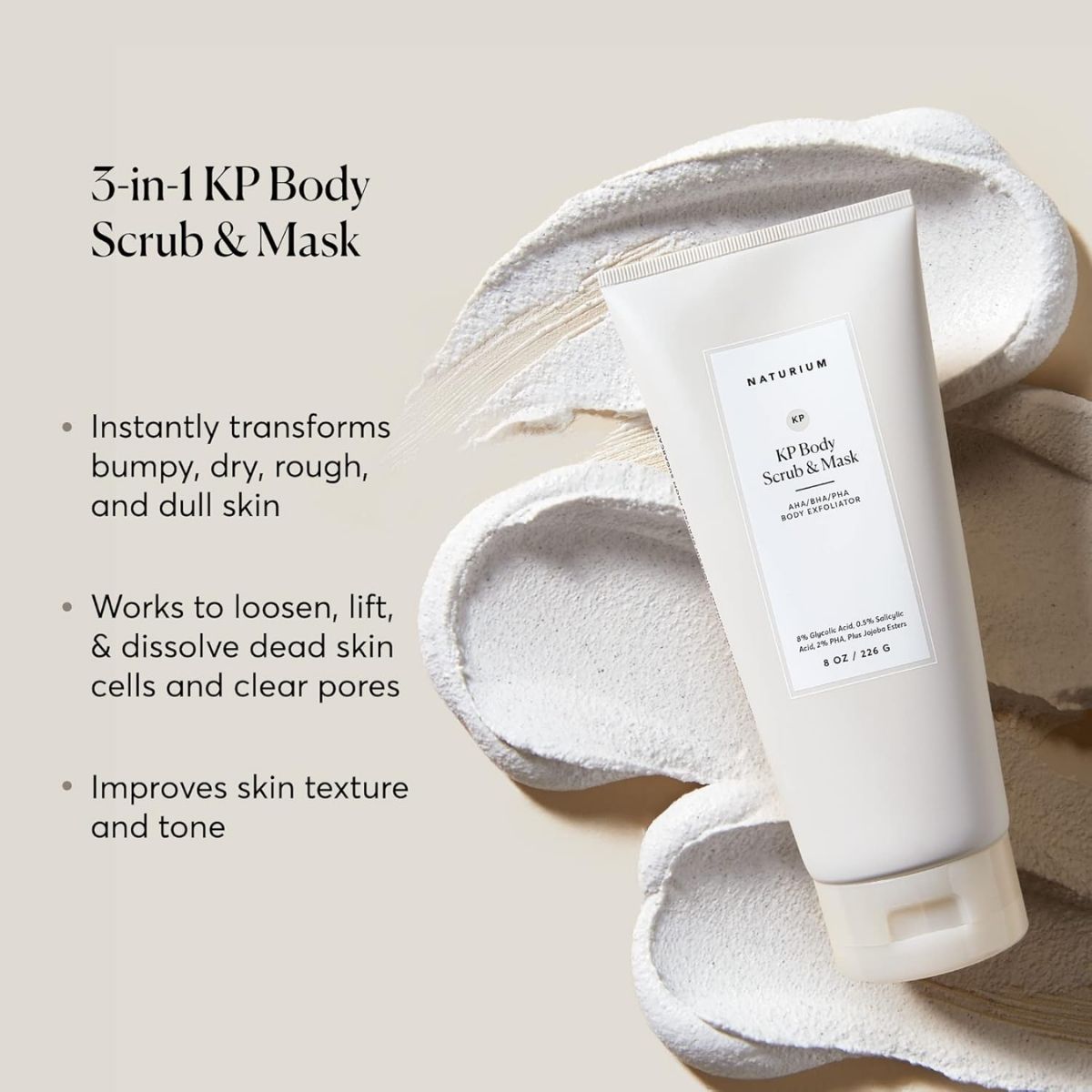 FG - Naturium Keratosis Pilaris KP Body Scrub & Mask
