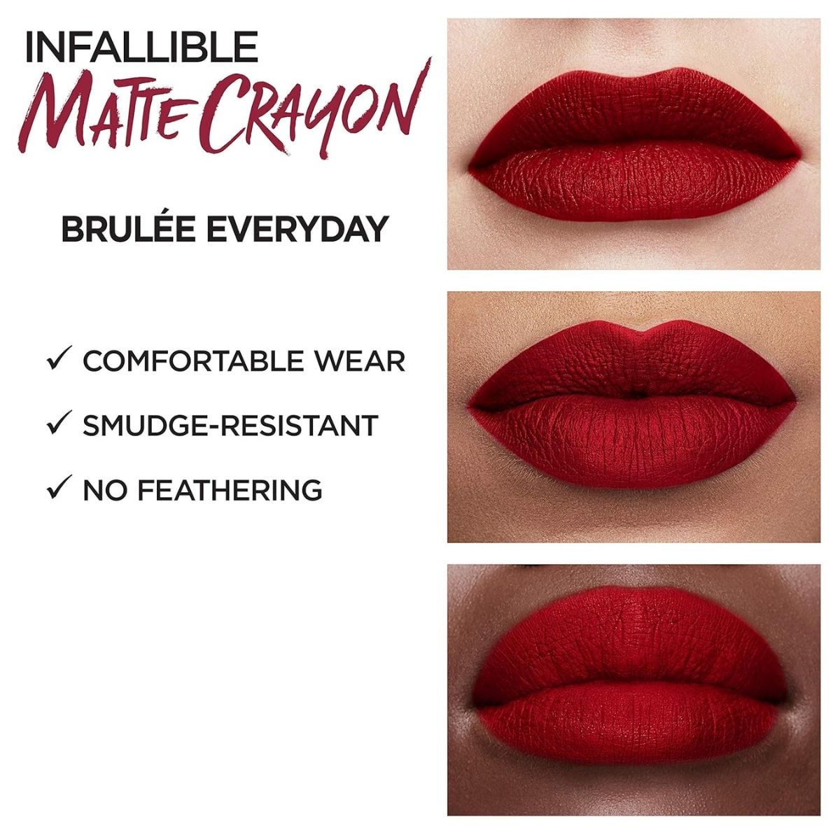 TAF - Loreal Infallible Matte Lip Crayon
