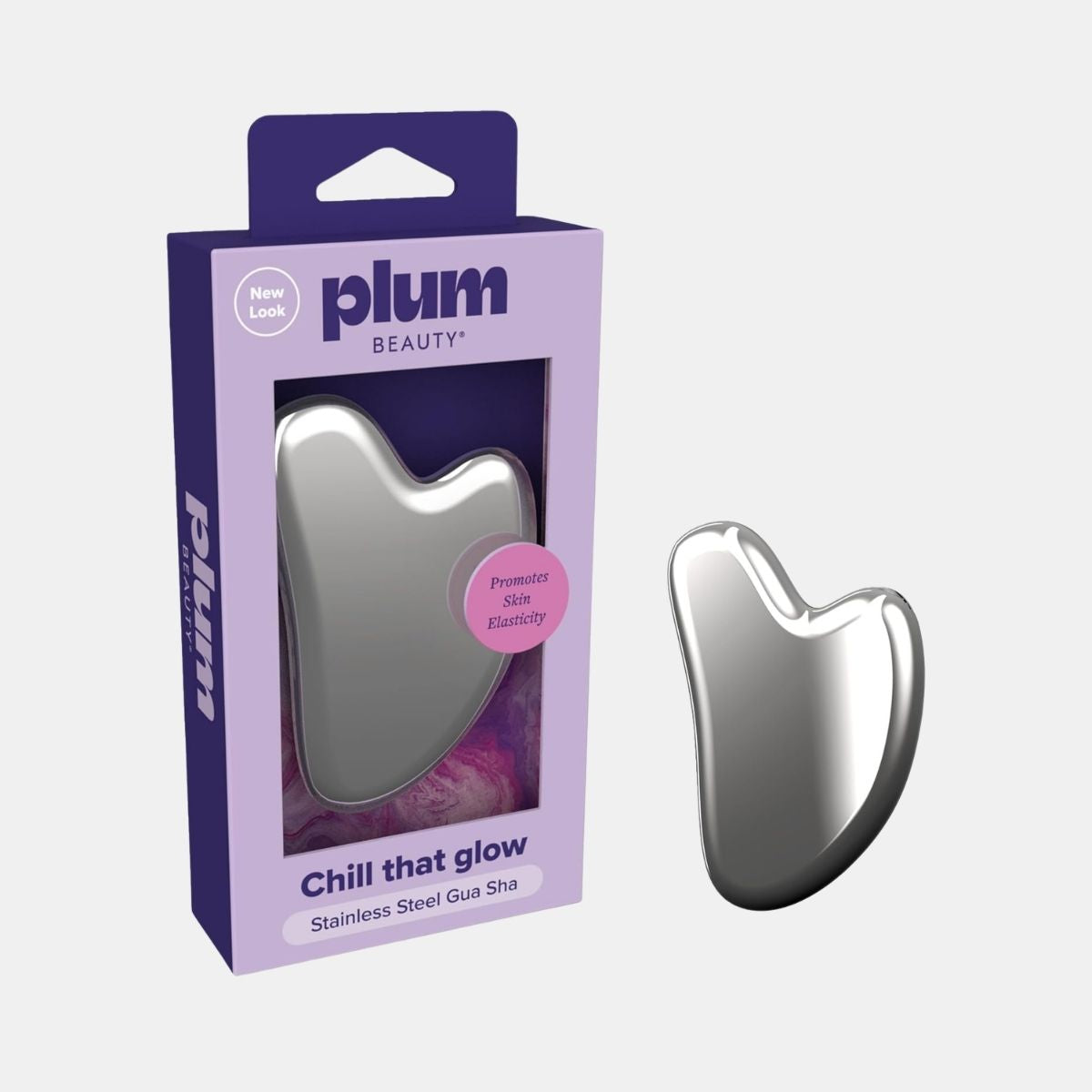 TAF - Plum Beauty Chill That Glow Stainless Steel Gua Sha Tool