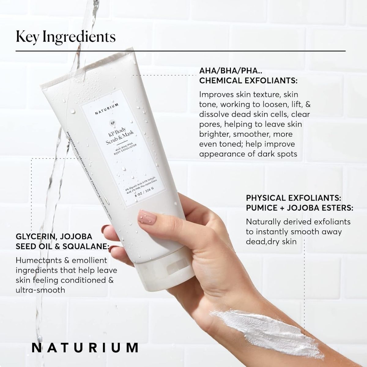FG - Naturium Keratosis Pilaris KP Body Scrub & Mask