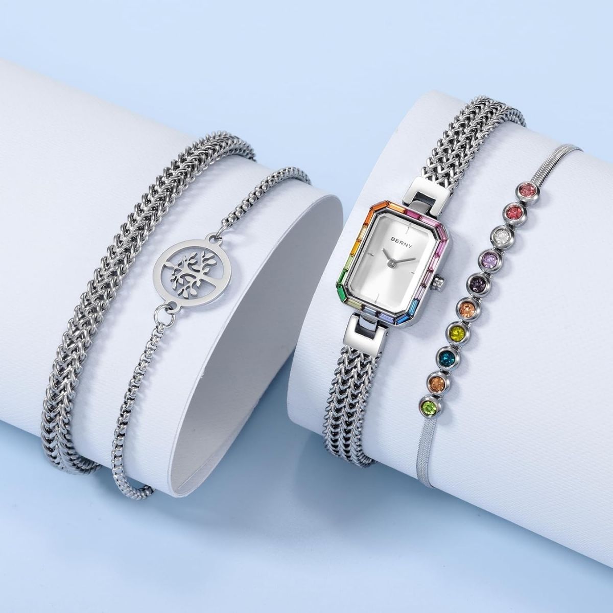 LGG - BERNY Silver Watch Set