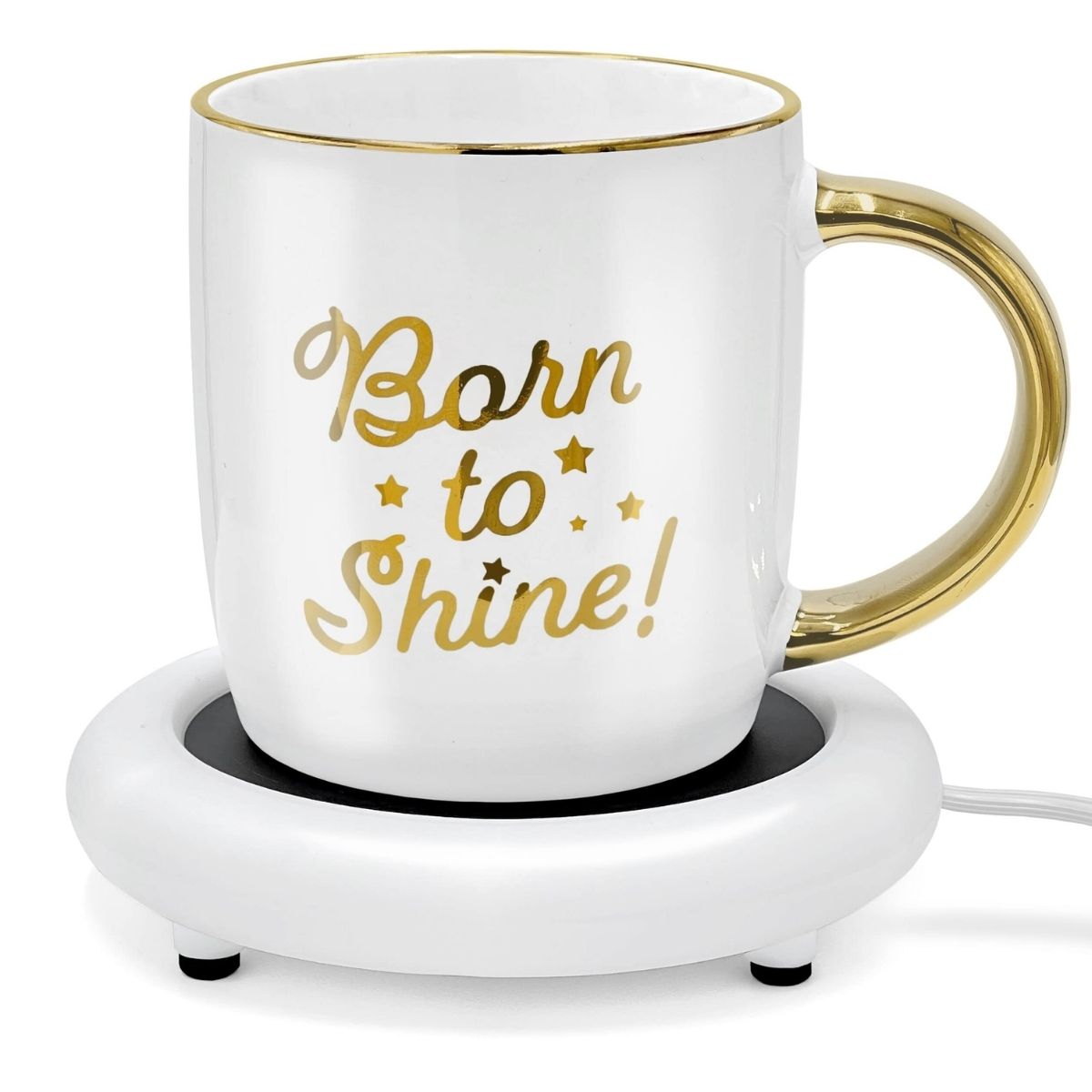 LGG - Coffee Mug With Warmer- Born To Shine