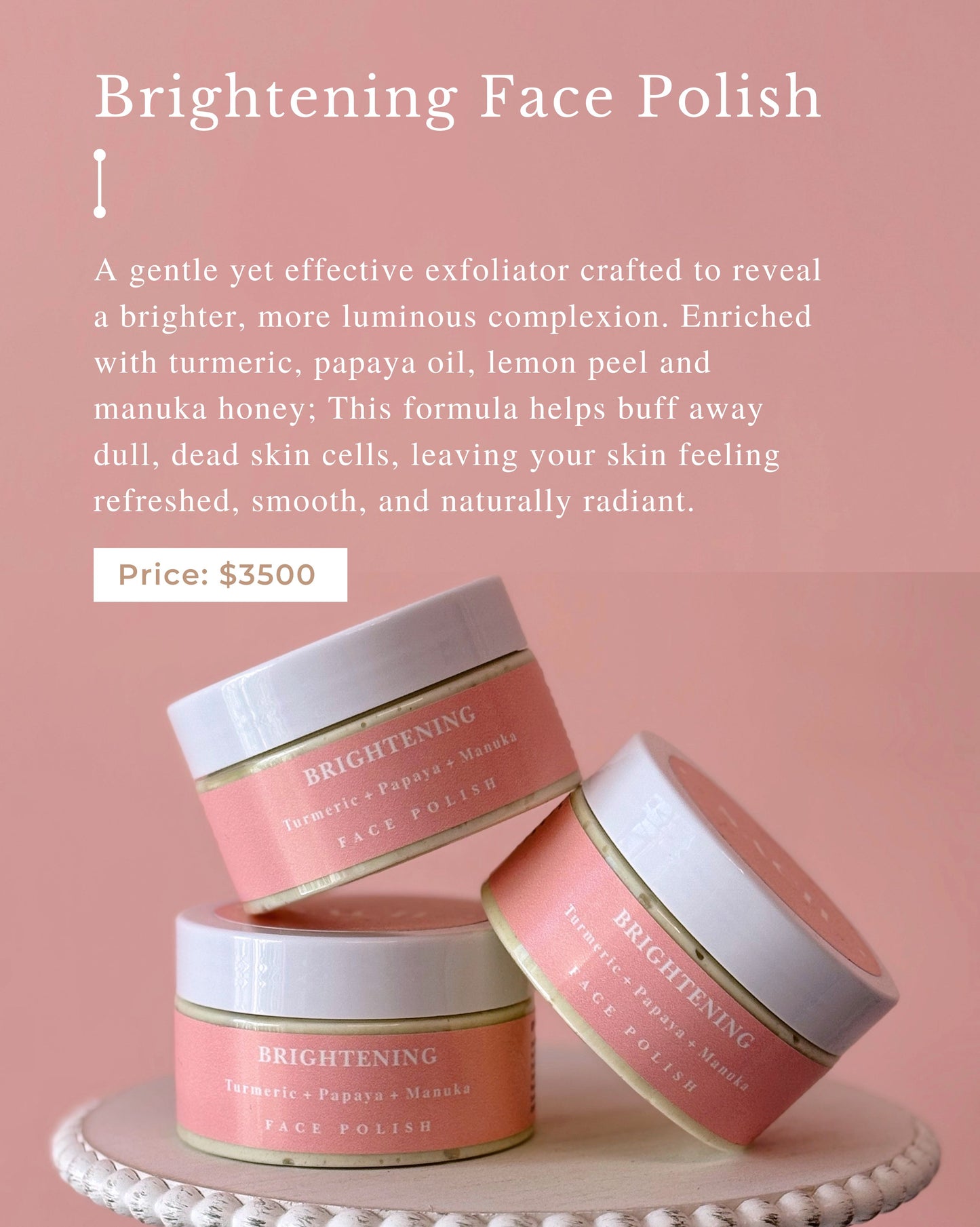 SACH Brightening Exfoliating Face Polish