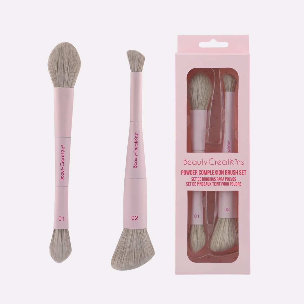 TAF - Beauty Creations Powder & Cream Complexion Brush Set