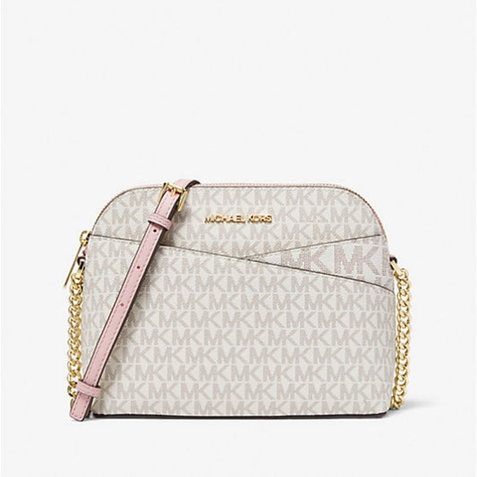 TFL - Michael Kors Jet Set Travel Medium Logo Dome Crossbody Bag