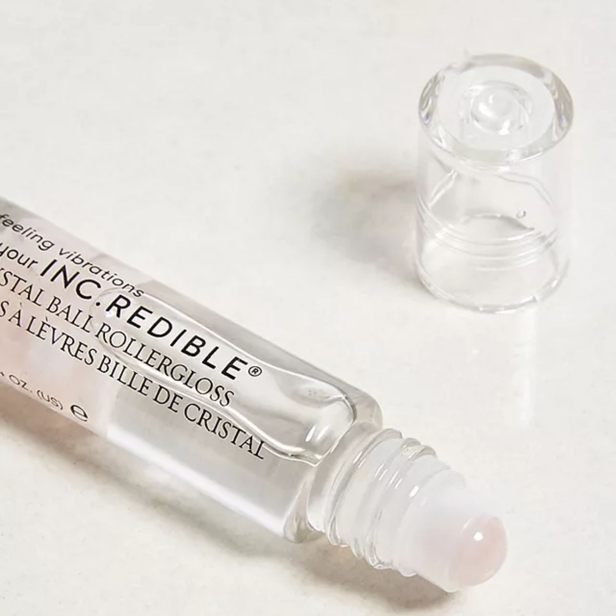 SOG - INC.redible Crystal Ball Roller Gloss - Rose Quartz