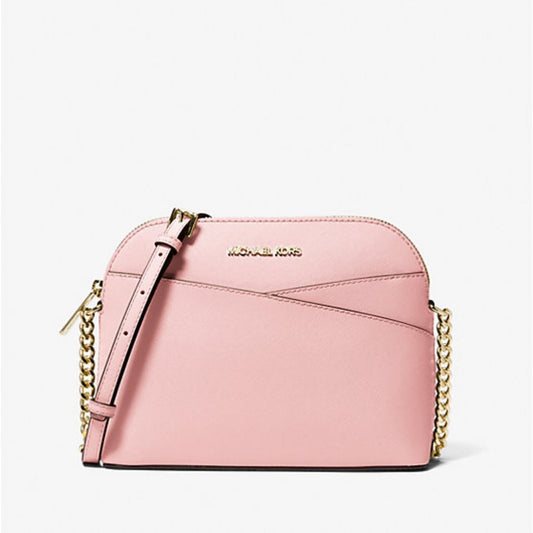 TFL - Michael Kors Powder Blush Jet Set Travel Medium Dome Crossbody Bag