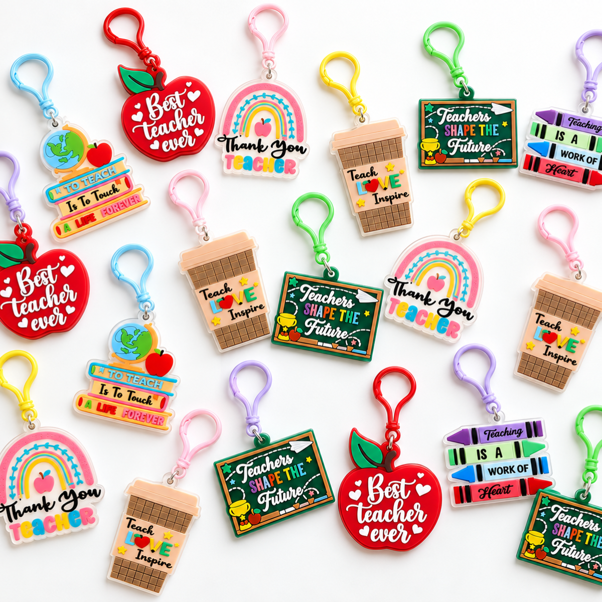 SMC - Teacher Silicone Keychain
