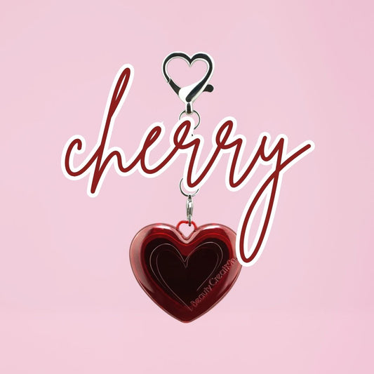TAF - Beauty Creations Pout & Go Lip Balm Keychain - Cherry