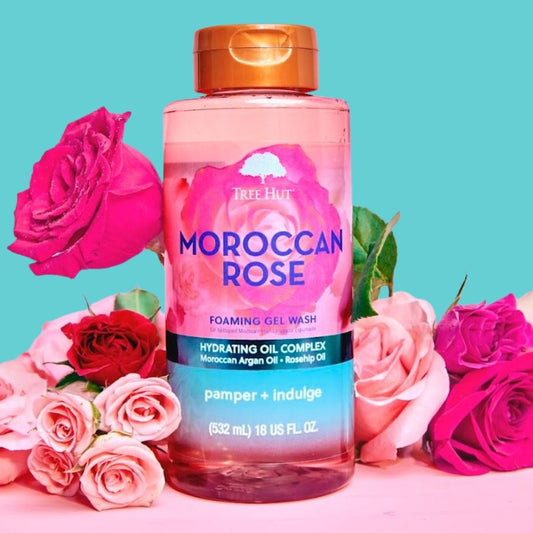 LIT - Tree Hut Foaming Gel Wash - Moroccan Rose