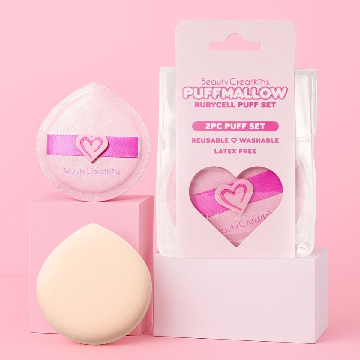 TAF - Beauty Creations Puffmallow  Rubycell Puff Set of 2