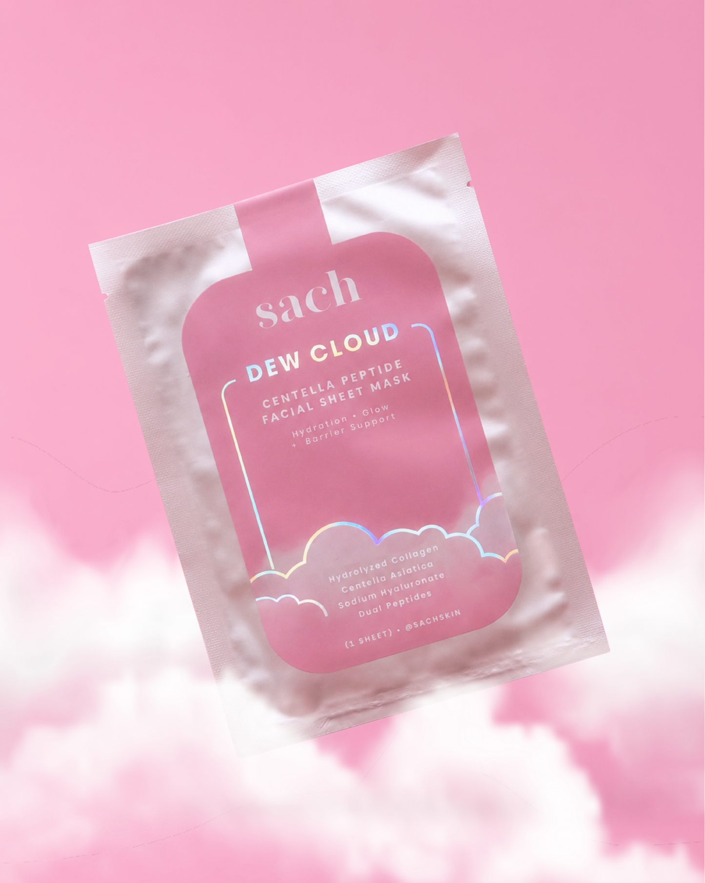 SACH Dew Cloud Peptide Facial Sheet Mask *PREORDER - Available 27/07 - 12:00pm