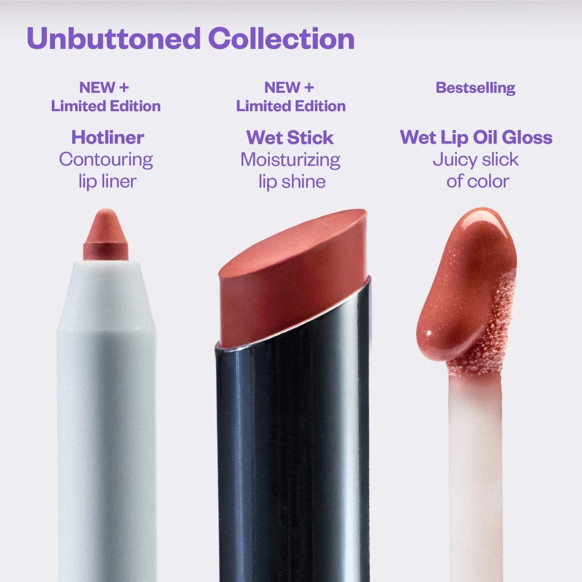 TFL - Kosas Unbuttoned Lip Trio Set