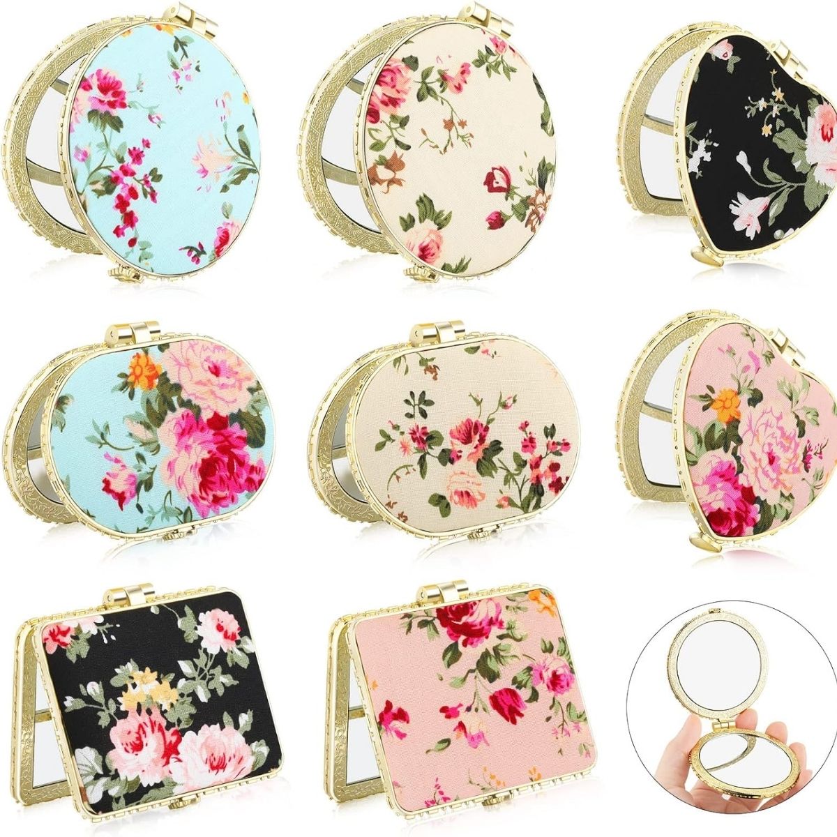 TAF - Assorted Floral Compact Mirrors